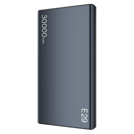 แบตเตอรี่สำรอง ORSEN BY ELOOP  E29 สีเทา ความจุ 30000MAH เทคโนโลยีชาร์จเร็ว QC3.0 PD 20W_0
