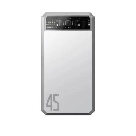 แบตสำรอง ORSEN BY ELOOP E43 สีเงิน 25000MAH 45W MAX รองรับ QC3.0 PD PPS UFC