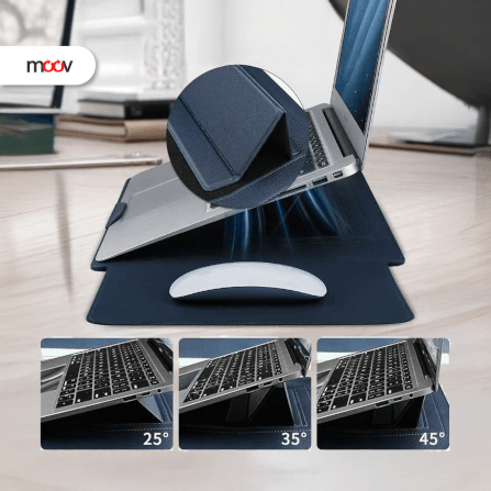 กระเป๋า MOOV BL01 สีน้ำเงิน 13.3 นิ้ว 3 IN 1 สำหรับ MACBOOK AIR M2 M3 M4 PRO M5 M1_2