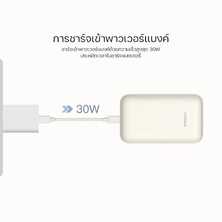 แบตสำรอง ORSEN BY ELOOP E67 สีเทา 10500MAH ชาร์จเร็ว PD 45W_4