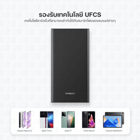 แบตสำรอง ORSEN BY ELOOP E29ULTRA สีดำ 30000MAH PD 45W | QC 3.0_4