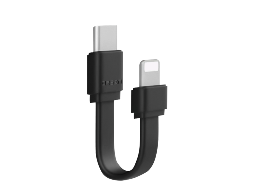 สายชาร์จ ORSEN BY ELOOP S10L USB DATA CABLE TYPE C TO TYPE L 2.4A สำหรับไอโฟน มือถือ สมาร์ทโฟน สายชาจ สายสั้น วัสดุยาง TPE ของแท้ 100%_0