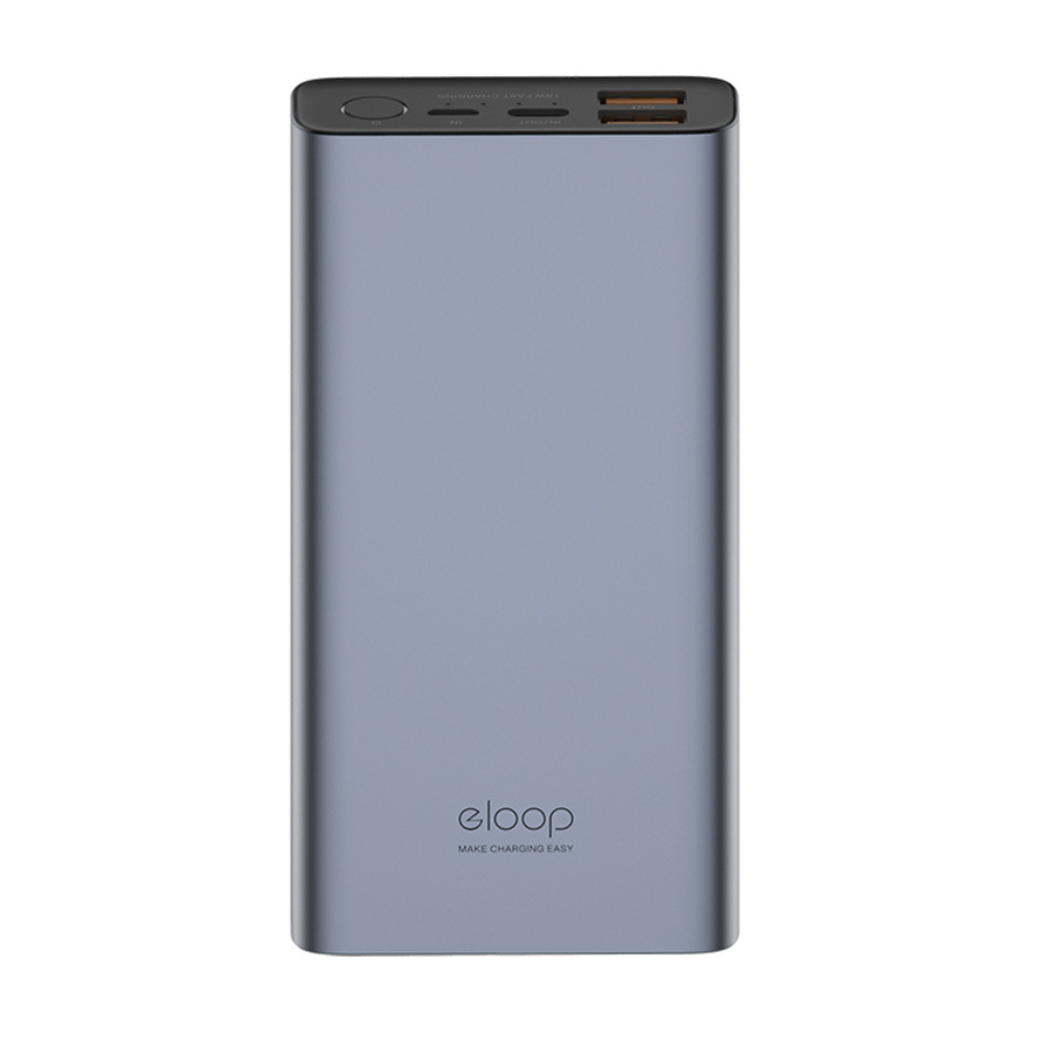 แบตสำรอง ORSEN BY ELOOP E37 สีเทา 22000MAH ชาร์จเร็ว QC 3.0_0