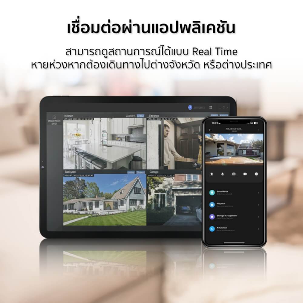 กล้องวงจรปิดภายนอก IMILAB EC6 DUAL กล้องวงจรปิด CCTV ตรวจจับ คมชัด กันน้ำ กันฝุ่น IP66_7