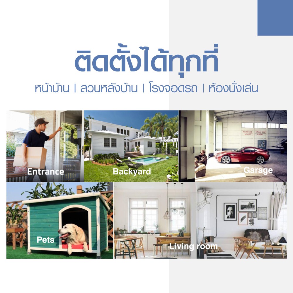 กล้องวงจรปิดไร้สายภายนอก IMILAB EC4 (GB V.) ใช้คู่กับ SOLAR PANEL คมชัด 2.5K 4MP แสดงภาพสีกลางคืน_2