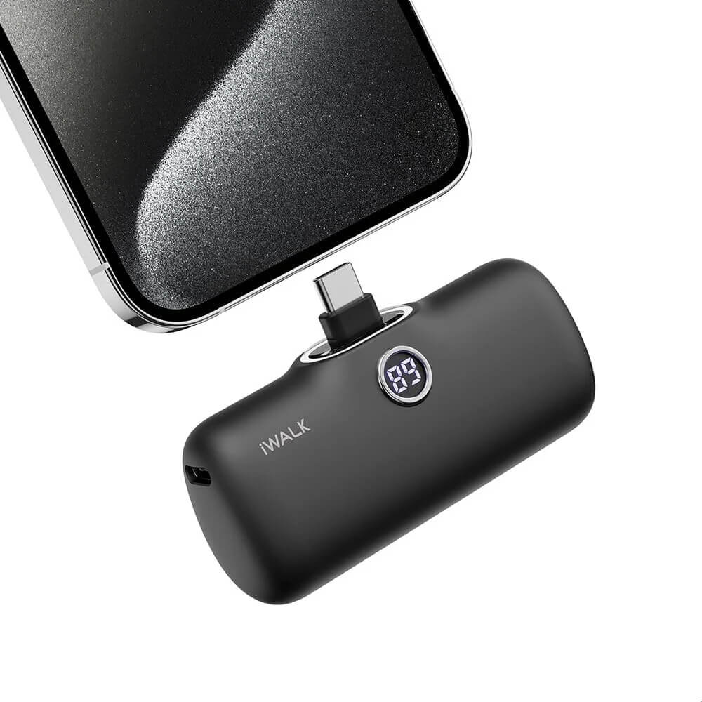 แบตเตอร์รี่สำรอง IWALK LINKPOD PRO 4800 MAH หัวชาร์จไร้สาย หัว TYPEC สี BLACK_11