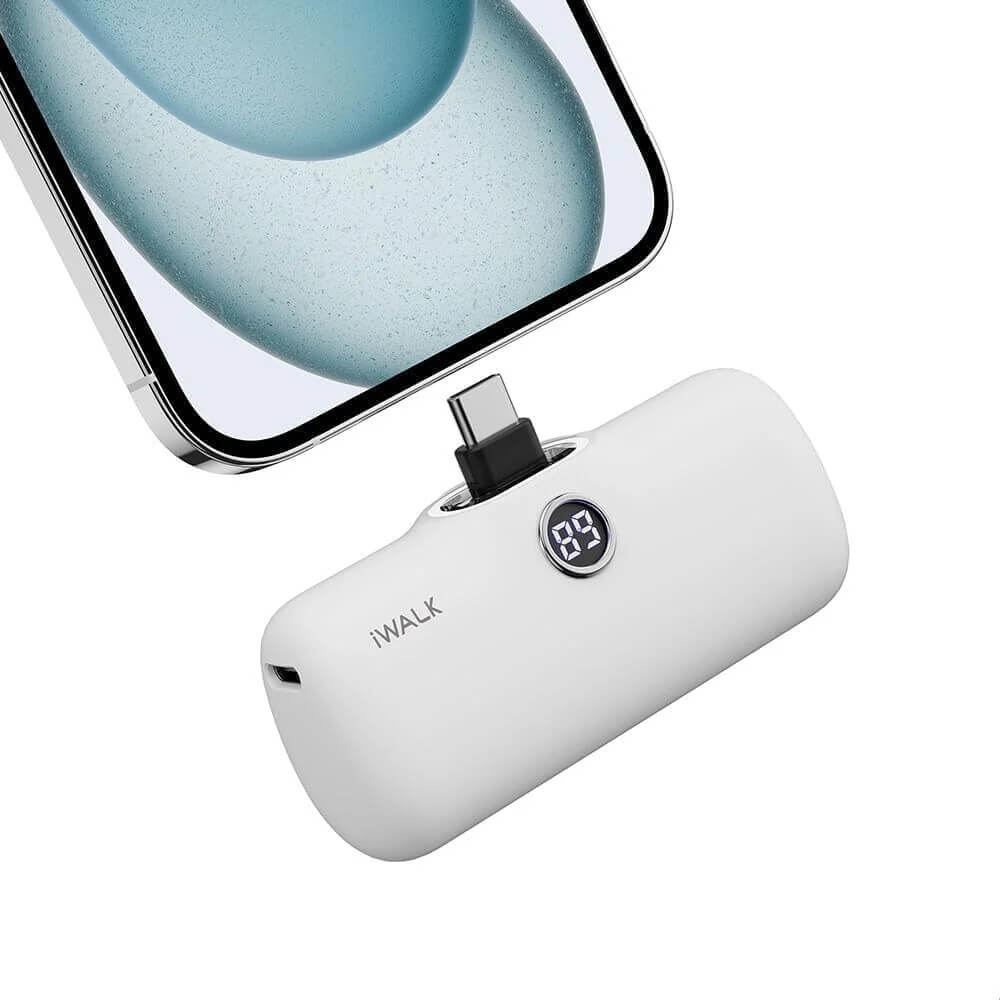 แบตเตอร์รี่สำรอง IWALK LINKPOD PRO 4800 MAH หัวชาร์จไร้สายหัว หัวชาร์จ TYPE C สี WHITE_12