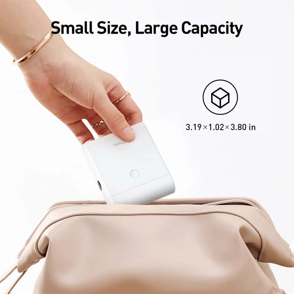 แบตเตอรี่สำรอง IWALK LINKPOD PLUS 13500MAH ชาร์จเร็ว 20W FASTCHARGE : WHITE : LIGHTNING_7