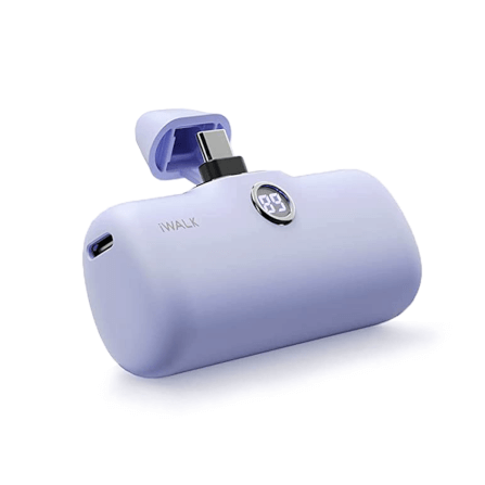 แบตเตอร์รี่สำรอง IWALK LINKPOD PRO 4800 MAH หัวชาร์จไร้สาย หัว TYPE C สี PURPLE_2