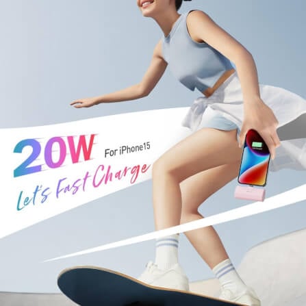 แบตเตอร์รี่สำรอง iWALK LinkPod4 ความจุ 4500mAh หัวชาร์จTypeC สี Black รองรับการชาร์จเร็ว 20W_3