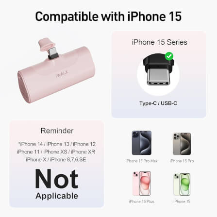 แบตเตอร์รี่สำรอง iWALK LinkPod4 ความจุ 4500mAh หัวชาร์จTypeC สี Black รองรับการชาร์จเร็ว 20W_4