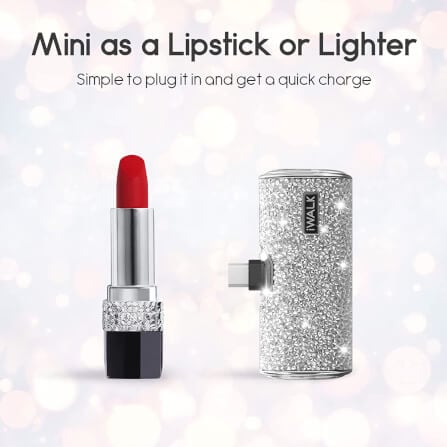 แบตเตอร์รี่สำรอง IWALK SECRET4500C ความจุ 4500MAH หัวชาร์จ TYPEC สี SILVER DIAMOND รองรับการชาร์จเร็ว 20W_4