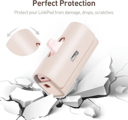 เคสซองหนัง IWALK LINKPOD BAG สีชมพู สำหรับใส่แบตสำรองแบบพกพา_5