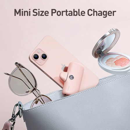 แบตเตอร์รี่สำรอง IWALK LINKPOD PRO 4800 MAH หัวชาร์จไร้สายหัว หัวชาร์จ LIGHTNING สี PINK_6