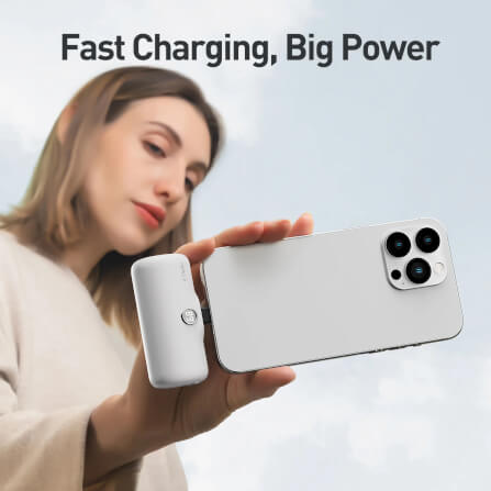 แบตเตอร์รี่สำรอง IWALK LINKPOD PRO 4800 MAH หัวชาร์จไร้สายหัว หัวชาร์จ TYPE C สี WHITE_8