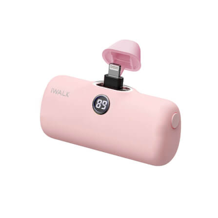 แบตเตอร์รี่สำรอง IWALK LINKPOD PRO 4800 MAH หัวชาร์จไร้สายหัว หัวชาร์จ LIGHTNING สี PINK_11
