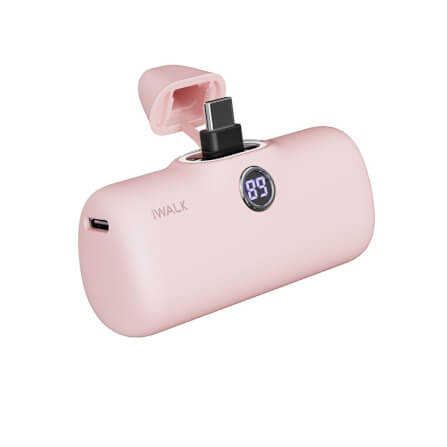 แบตเตอร์รี่สำรอง IWALK LINKPOD PRO 4800 MAH หัวชาร์จไร้สาย หัว TYPEC สี PINK_10