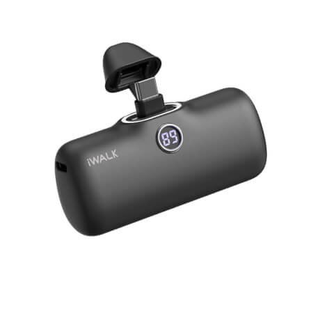 แบตเตอร์รี่สำรอง IWALK LINKPOD PRO 4800 MAH หัวชาร์จไร้สาย หัว TYPEC สี BLACK_12