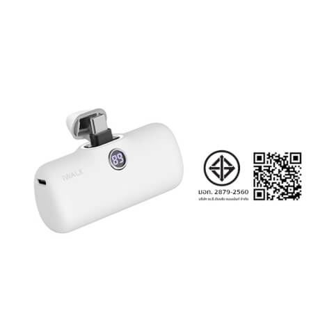 แบตเตอร์รี่สำรอง IWALK LINKPOD PRO 4800 MAH หัวชาร์จไร้สายหัว หัวชาร์จ TYPE C สี WHITE_10