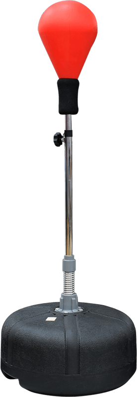 พันชิ่งบอลพร้อมฐาน FBT สีแดง ปรับความสูงได้ รหัส 44424