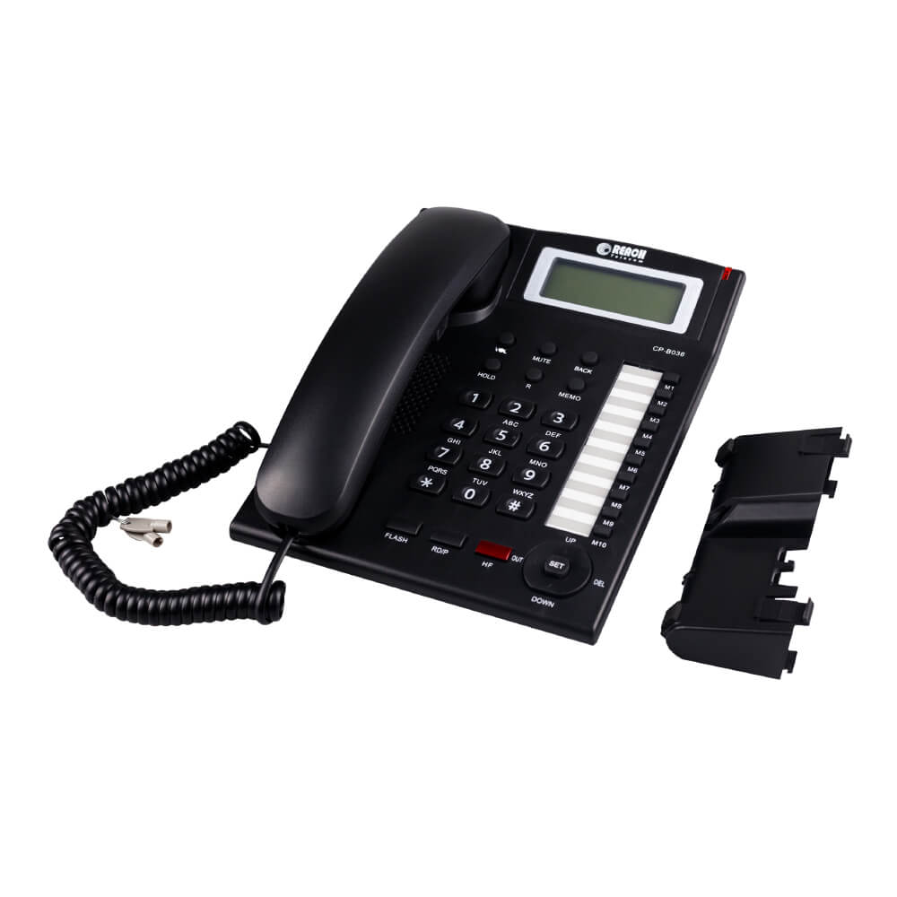 โทรศัพท์บ้านโชว์เบอร์โทรเข้า ยี่ห้อ REACH รุ่น CP-B036 สีดำ_5