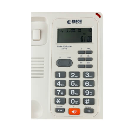 โทรศัพท์บ้านโชว์เบอร์โทรเข้า ยี่ห้อ REACH รุ่น CID 615 LIGHT GREY_3