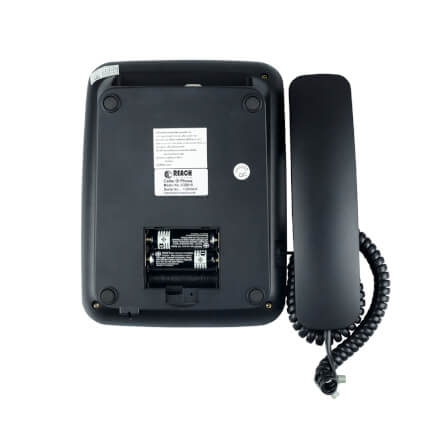 โทรศัพท์บ้านโชว์เบอร์โทรเข้า ยี่ห้อ REACH รุ่น CID 615 สีดำ_5