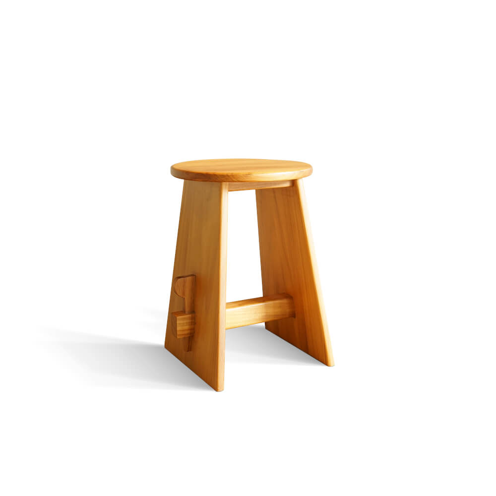 เก้าอี้ทานข้าว ARTIWOOD รุ่น CS01 ไม้สักแท้สีไม้สักธรรมชาติ_2