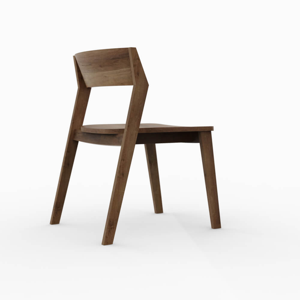 เก้าอี้ทานข้าว ARTIWOOD รุ่น CM06 ไม้สักแท้สีธรรมชาติ