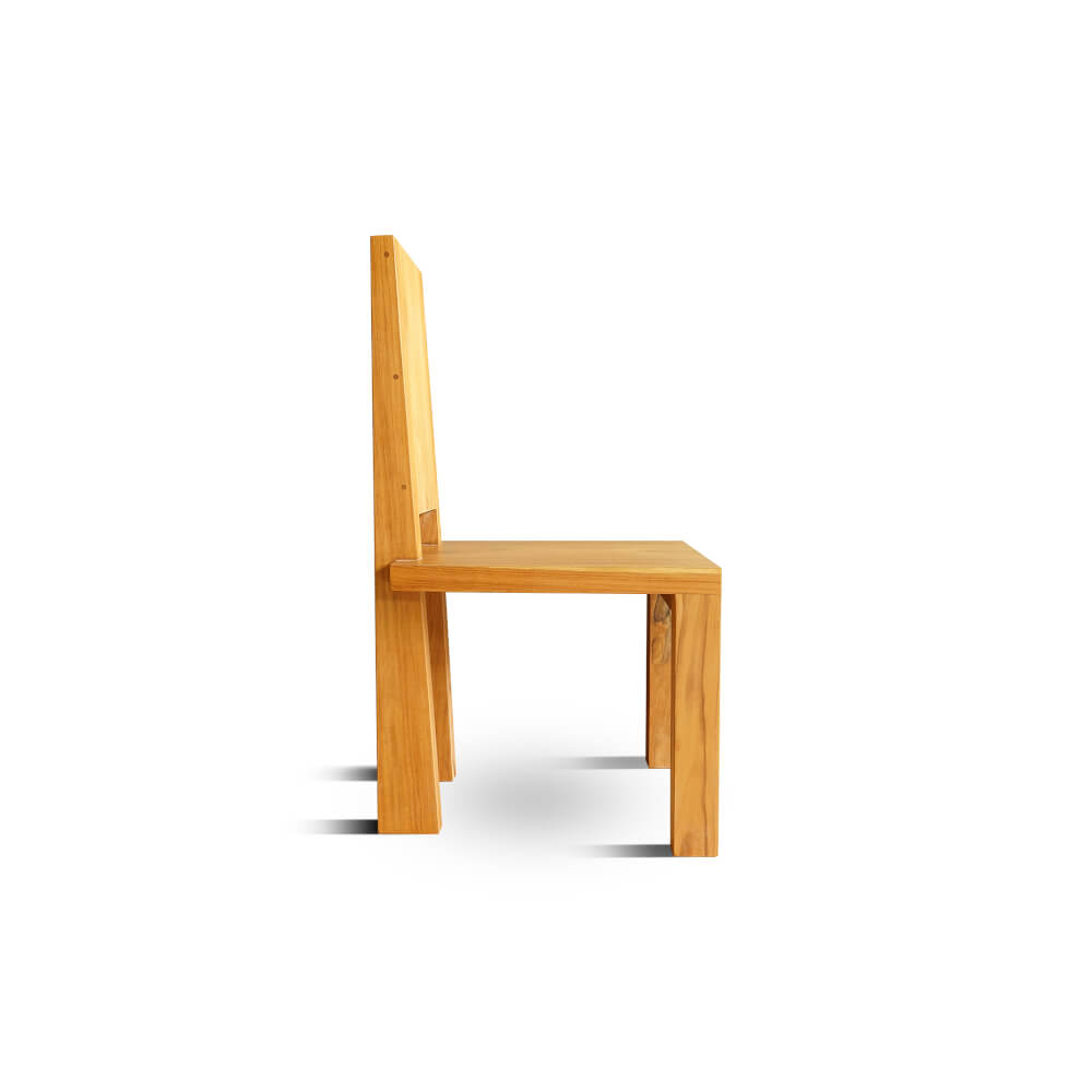 เก้าอี้ทานข้าว ARTIWOOD รุ่น CL02 เก้าอี้ไม้สักดีไซน์โมเดิร์น_4