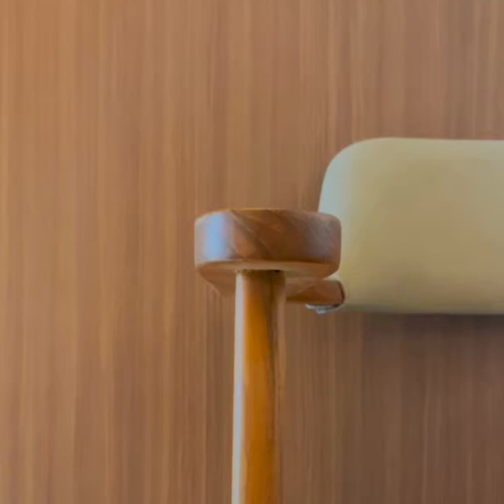 เก้าอี้ทานข้าว ARTIWOOD รุ่น CM02 ไม้สักแท้ เบาะหนังพรีเมียม_5