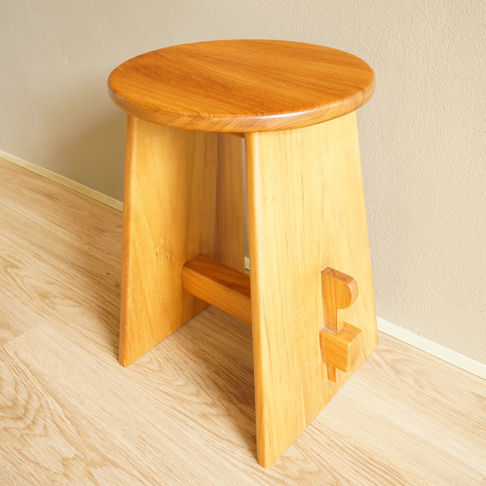 เก้าอี้ทานข้าว ARTIWOOD รุ่น CS01 ไม้สักแท้สีไม้สักธรรมชาติ_5