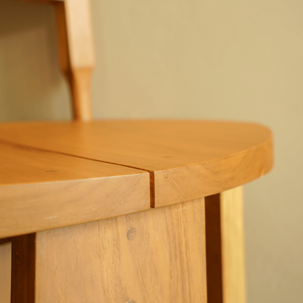 เก้าอี้ทานข้าว ARTIWOOD รุ่น SATO ไม้สักแท้สีธรรมชาติสไตล์โมเดิร์น_6