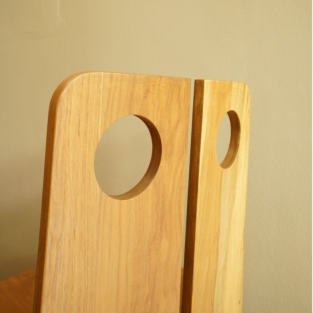 เก้าอี้ทานข้าว ARTIWOOD รุ่น CL04 ไม้สักแท้สไตล์โมเดิร์น_6