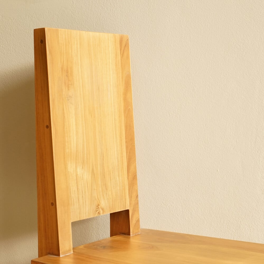 เก้าอี้ทานข้าว ARTIWOOD รุ่น CL02 เก้าอี้ไม้สักดีไซน์โมเดิร์น_7