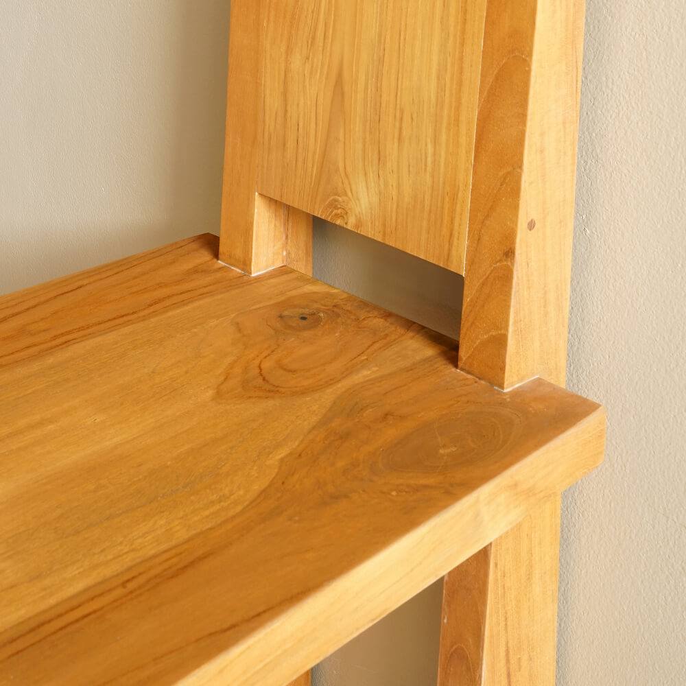 เก้าอี้ทานข้าว ARTIWOOD รุ่น CL02 เก้าอี้ไม้สักดีไซน์โมเดิร์น_8