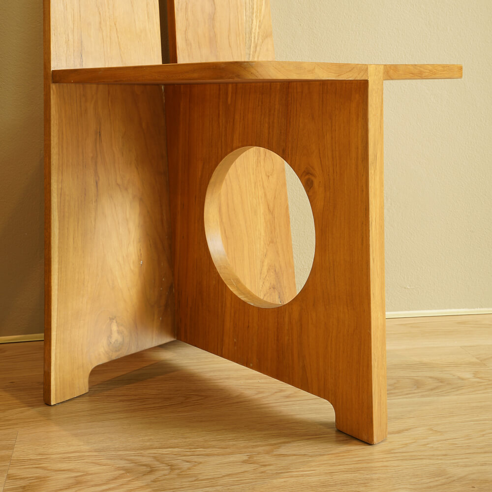 เก้าอี้ทานข้าว ARTIWOOD รุ่น CL04 ไม้สักแท้สไตล์โมเดิร์น_9