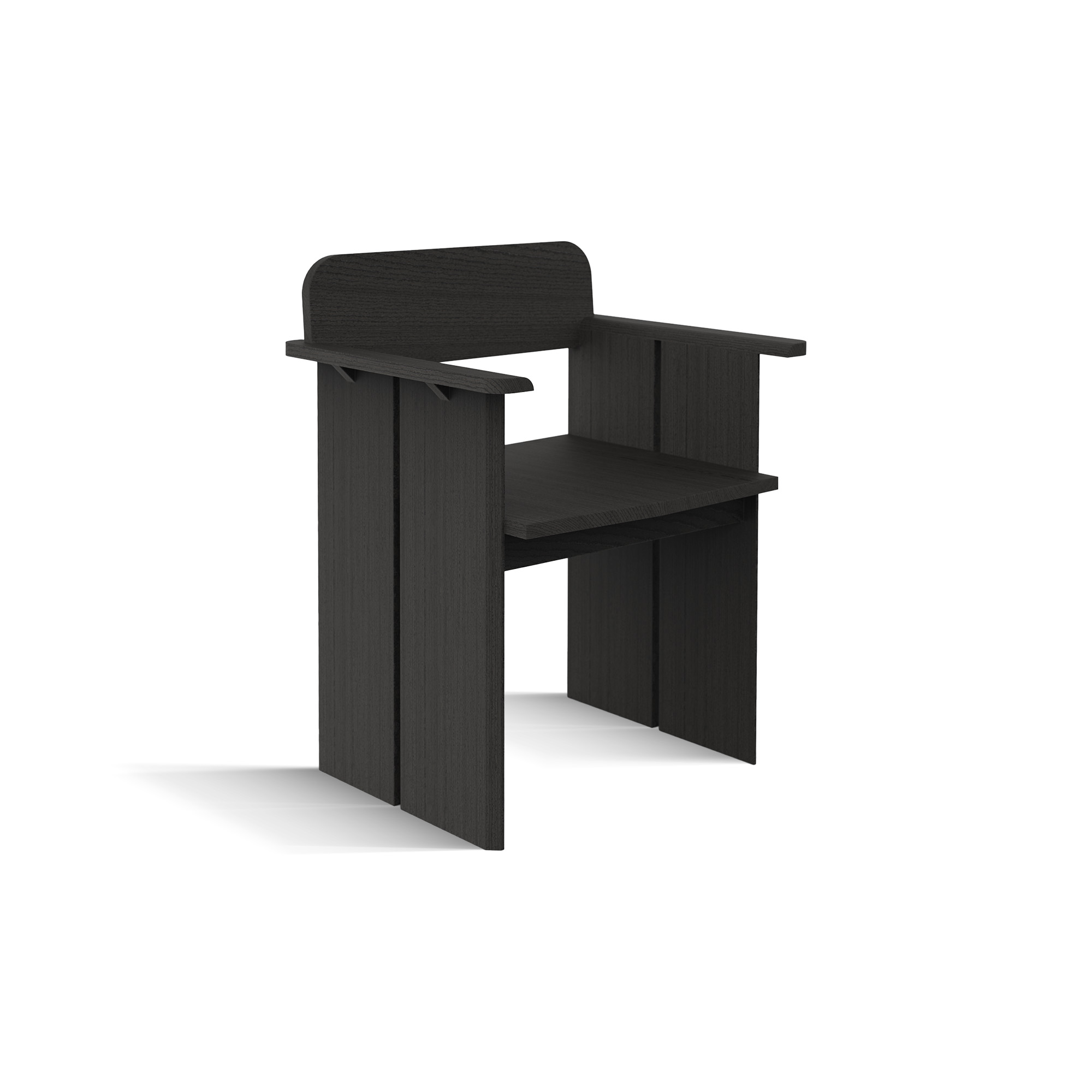 เก้าอี้ทานข้าว ARTIWOOD รุ่น EDGE ไม้สักแท้สีธรรมชาติสไตล์โมเดิร์น_2