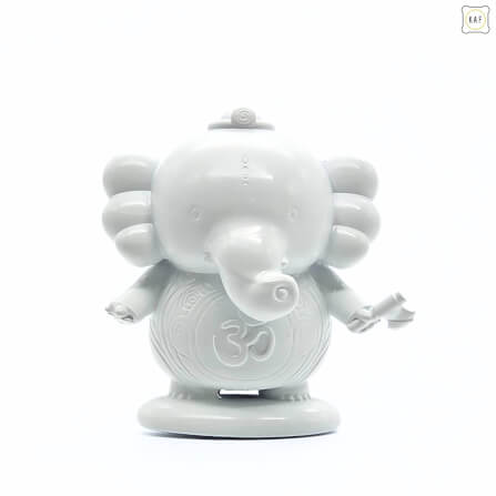 อาร์ตทอยพระพิฆเนศ KAF รุ่น ABUNDANT สูง 5 ซม. สีขาว_6