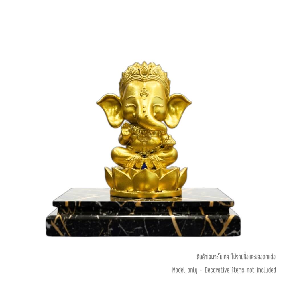 พระพิฆเนศปางประทานพร KAF AT-01 รุ่นวาระลาภา สูง 5 ซม. ทองอนันต์