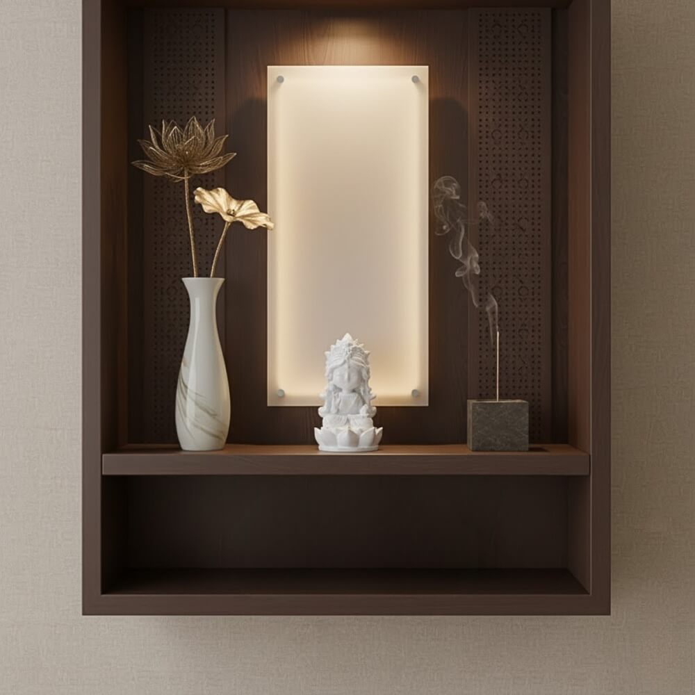 พระแม่ลักษมี ปางประทานพร KAF AT-02 รุ่น ทิพยธารา สูง 5 ซม. สีขาวรัศมี