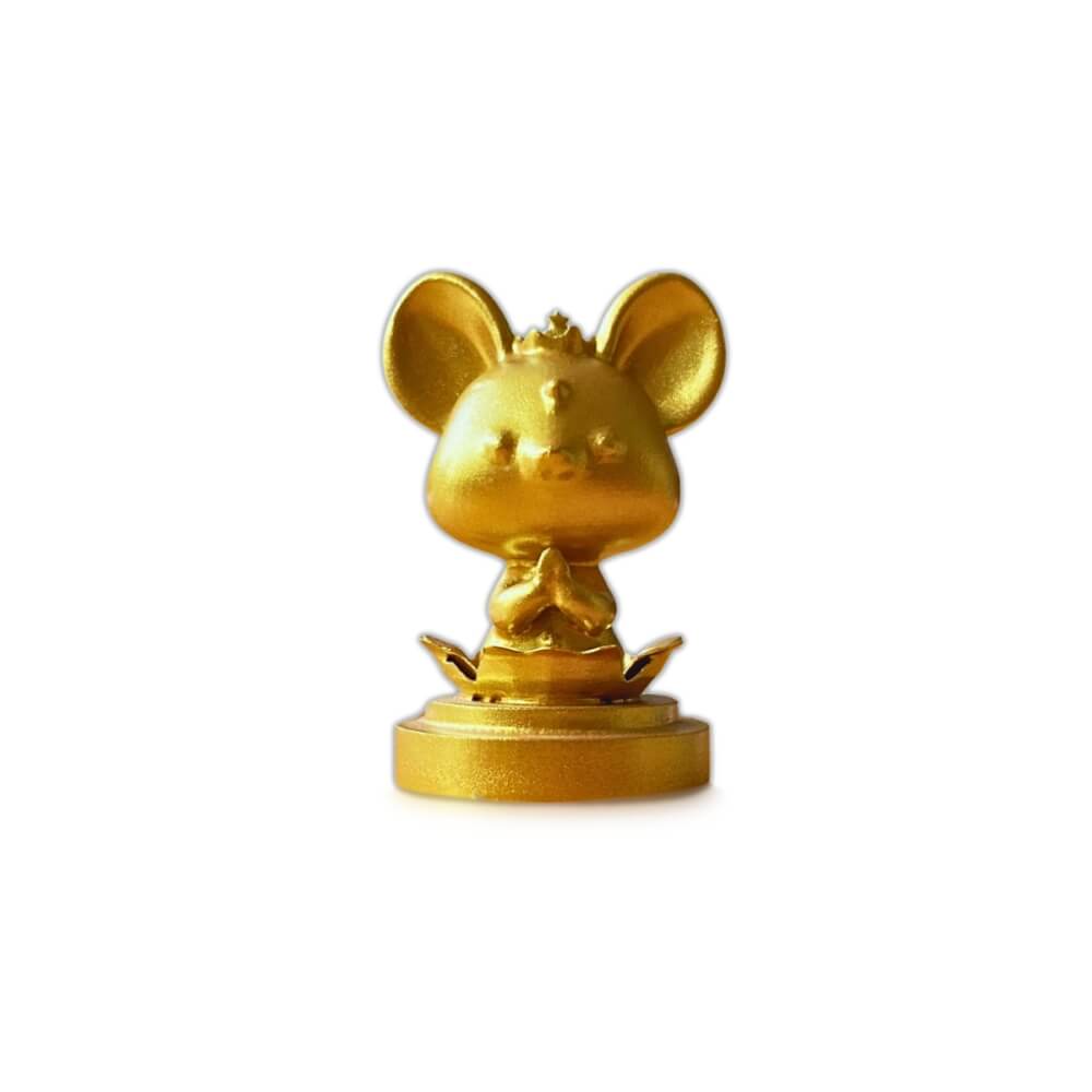หนูมุสิกะ KAF AT-03 รุ่นทิพยสานต์ สูง 4 ซม. ทองนำโชค