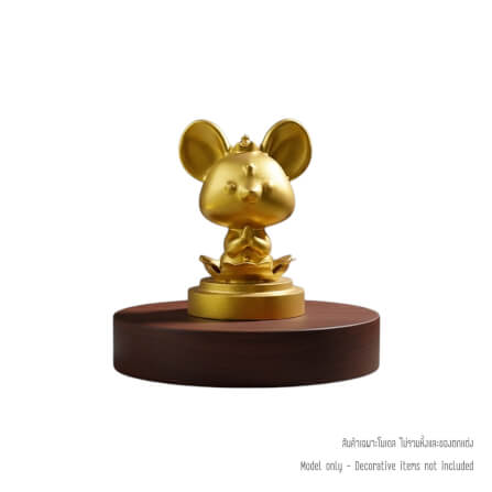 หนูมุสิกะ KAF AT-03 รุ่นทิพยสานต์ สูง 4 ซม. ทองนำโชค_0