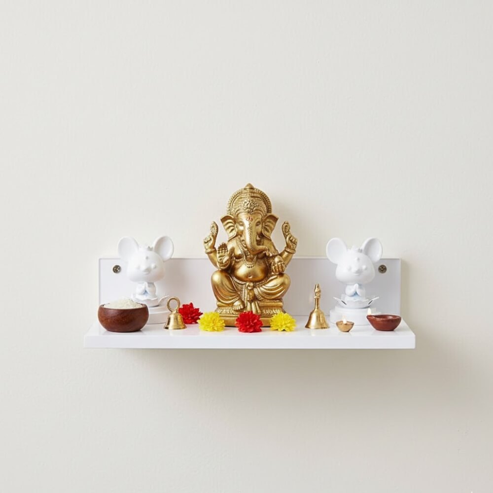 หนูมุสิกะ KAF AT-03 รุ่นทิพยสานต์ สูง 4 ซม. ขาวพิชา