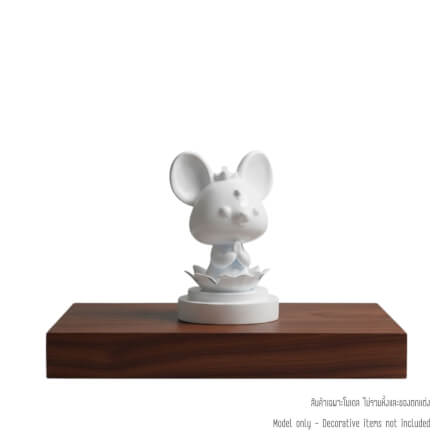 หนูมุสิกะ KAF AT-03 รุ่นทิพยสานต์ สูง 4 ซม. ขาวพิชา_0