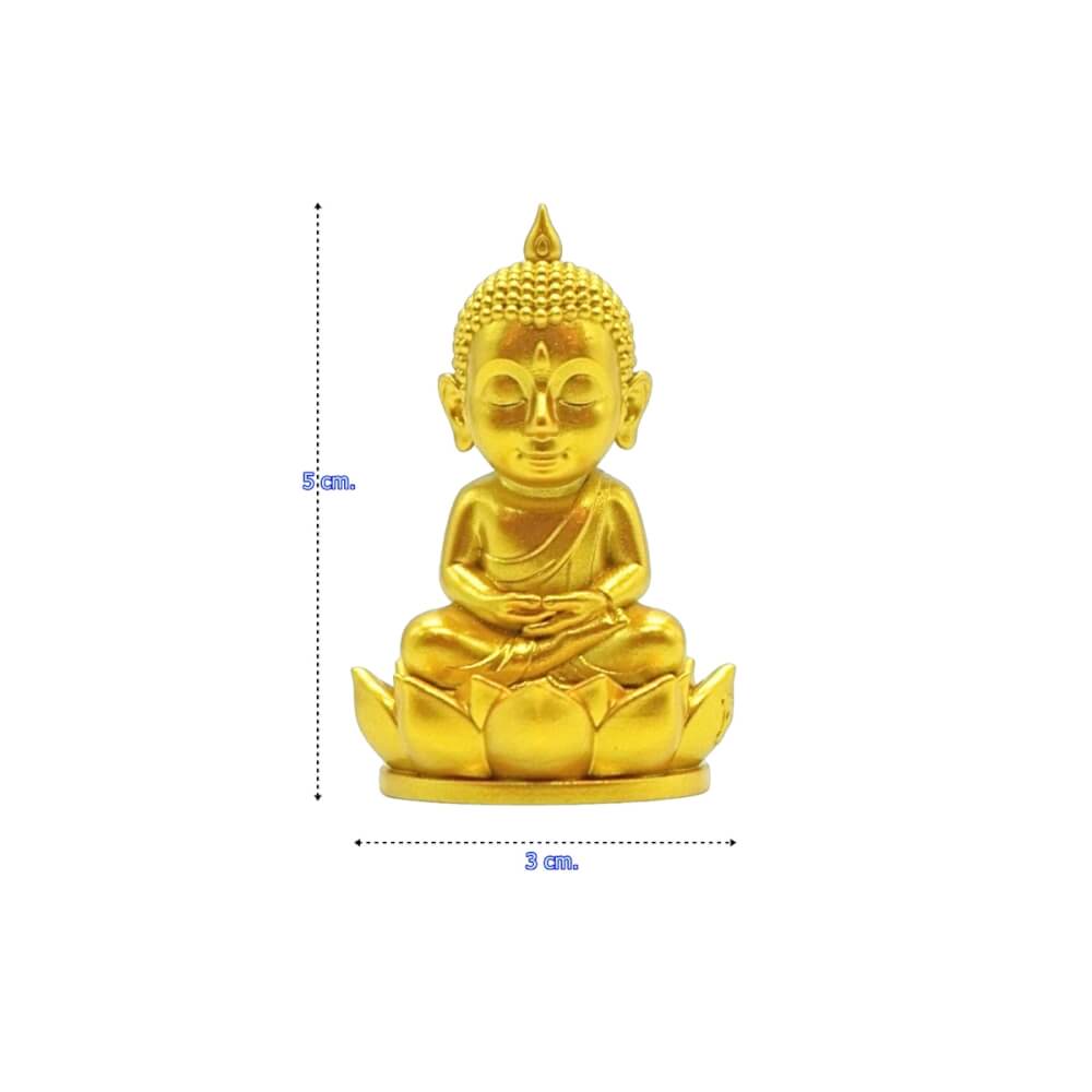 พระพุทธรูป KAF AT-06 รุ่นวิมุตติสุข สูง 5 ซม. ทองปิติสุข