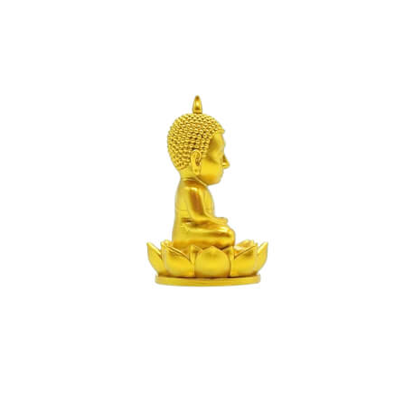 พระพุทธรูป KAF AT-06 รุ่นวิมุตติสุข สูง 5 ซม. ทองปิติสุข_6