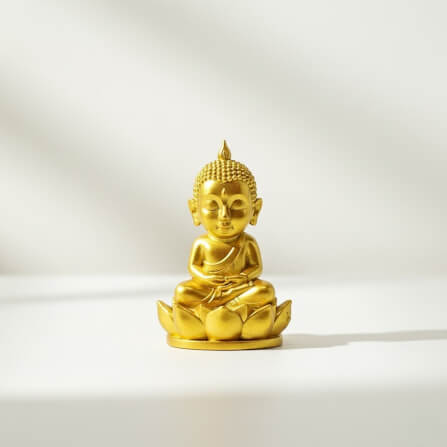 พระพุทธรูป KAF AT-06 รุ่นวิมุตติสุข สูง 5 ซม. ทองปิติสุข_7