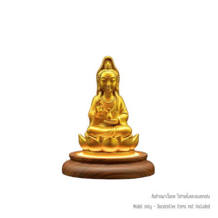 เจ้าแม่กวนอิมจิ๋ว KAF AT-07 รุ่นเมตตาธารา สูง 5 ซม. ทองอธิษฐาน_0