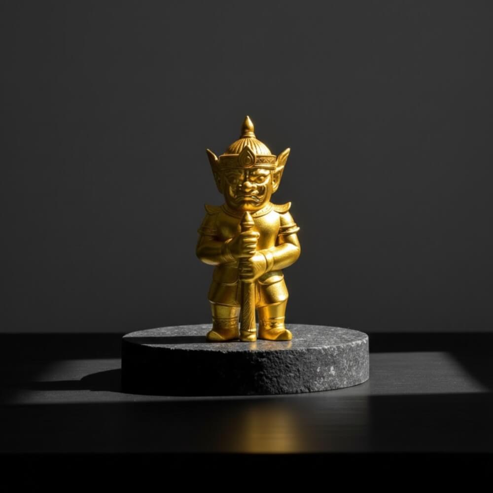 ท้าวเวสสุวรรณ KAF AT-11 รุ่นไพศาลทรัพย์ สูง 5 ซม. ทองไพศาล